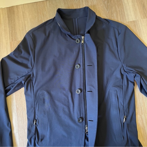 Men's lululemon Navy Jacket sport blazer size small - Picture 7 of 12